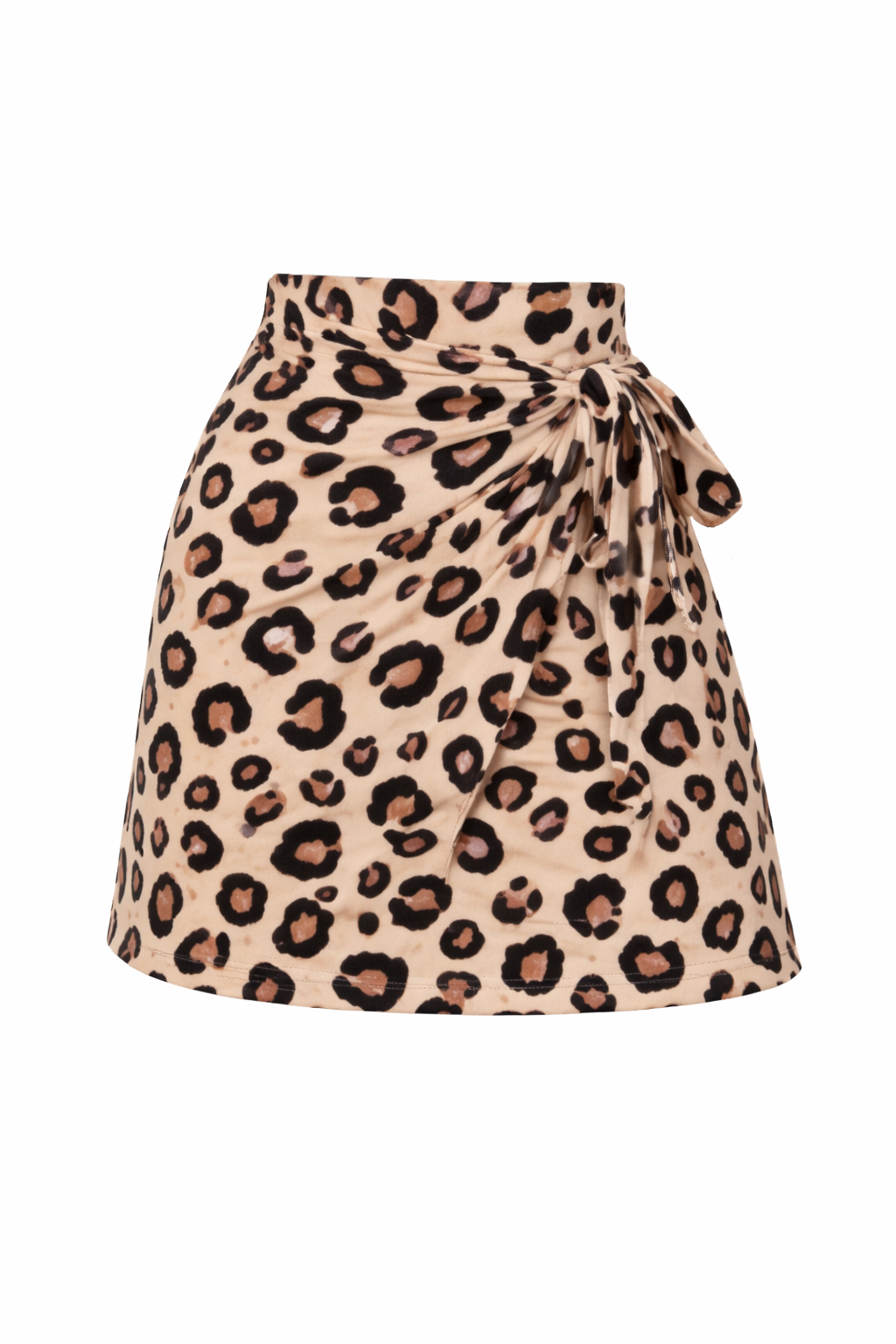 Aria Leopard Wrap - Midi Skirt
