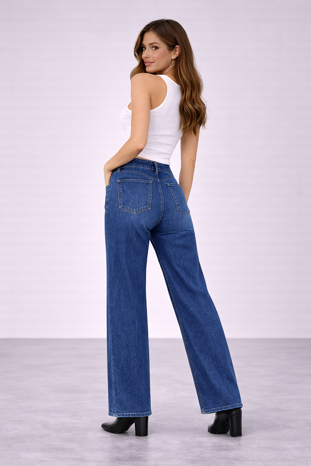 Elevated Wide Leg – Denim