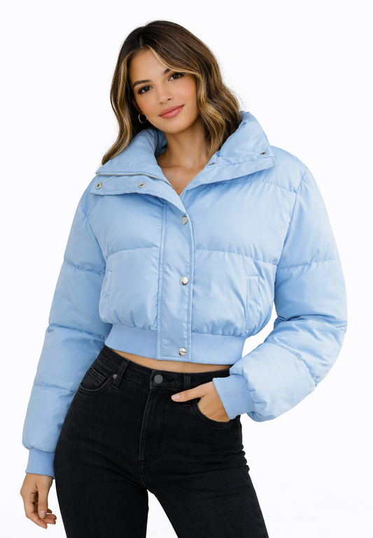 Elara Cropped Puffer Jacket