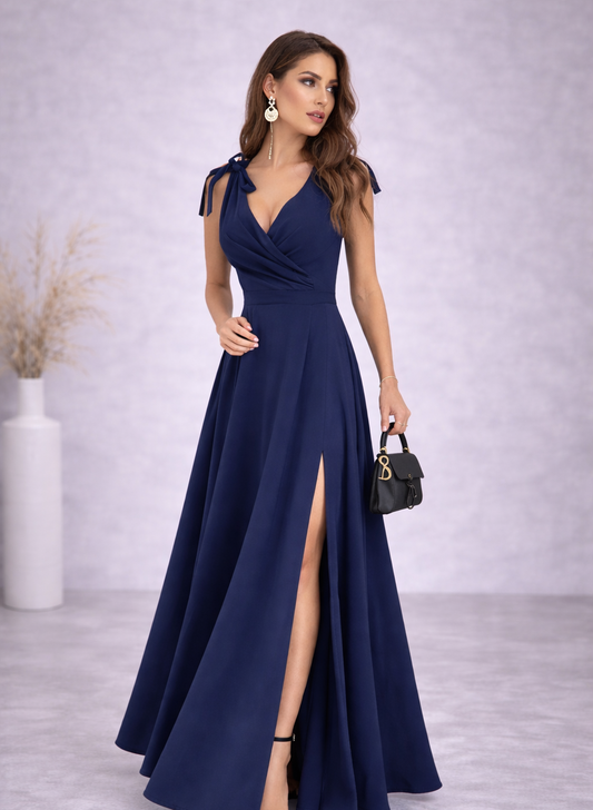 Celeste Midnight Navy - Maxi Dress