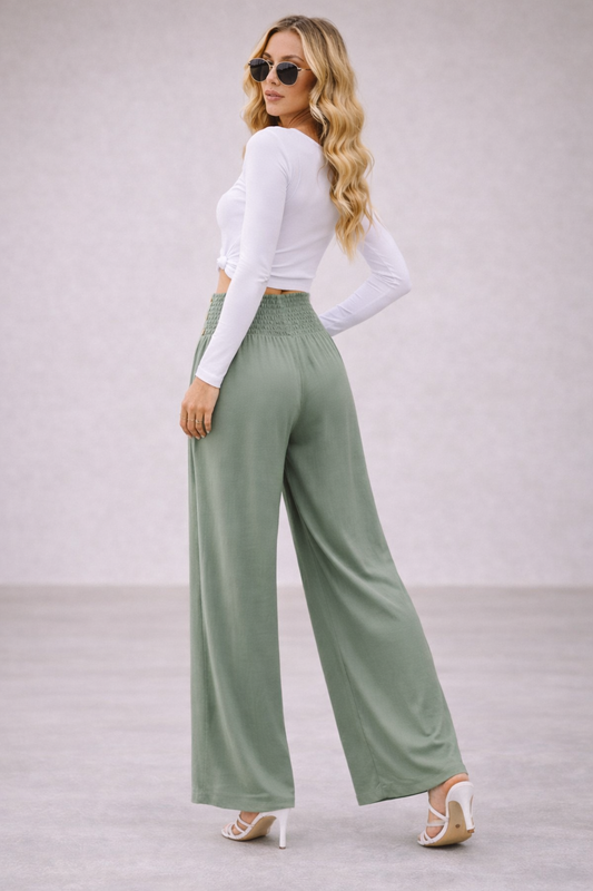 Ligne Pure – Wide Leg Trousers