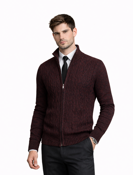 Refined Zip – Knit Jacket